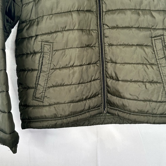 Aeropostale Men's Olive Puffer Jacket size Medium - Picture 4 of 14
